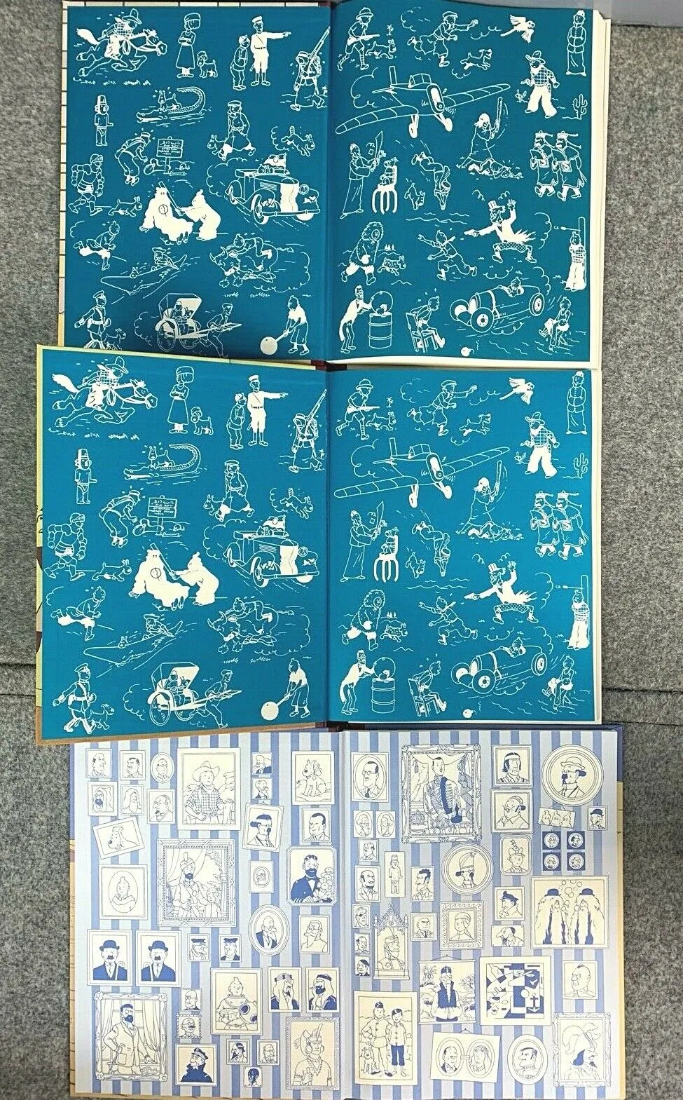 1st Edition Facsimile Hardback Tintin Books: Cigares/Ottokars/Crabe Set of 3