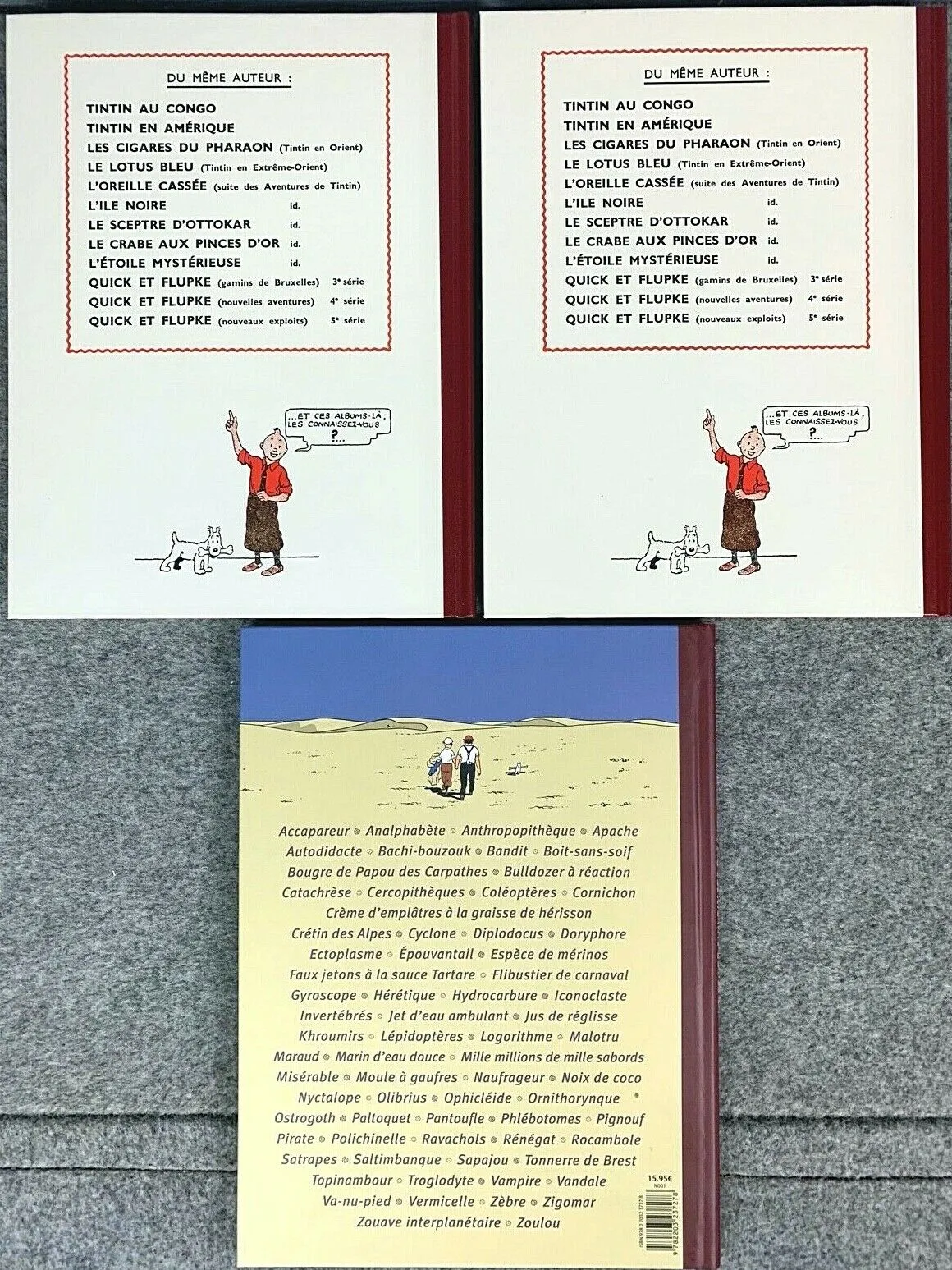 1st Edition Facsimile Hardback Tintin Books: Cigares/Ottokars/Crabe Set of 3