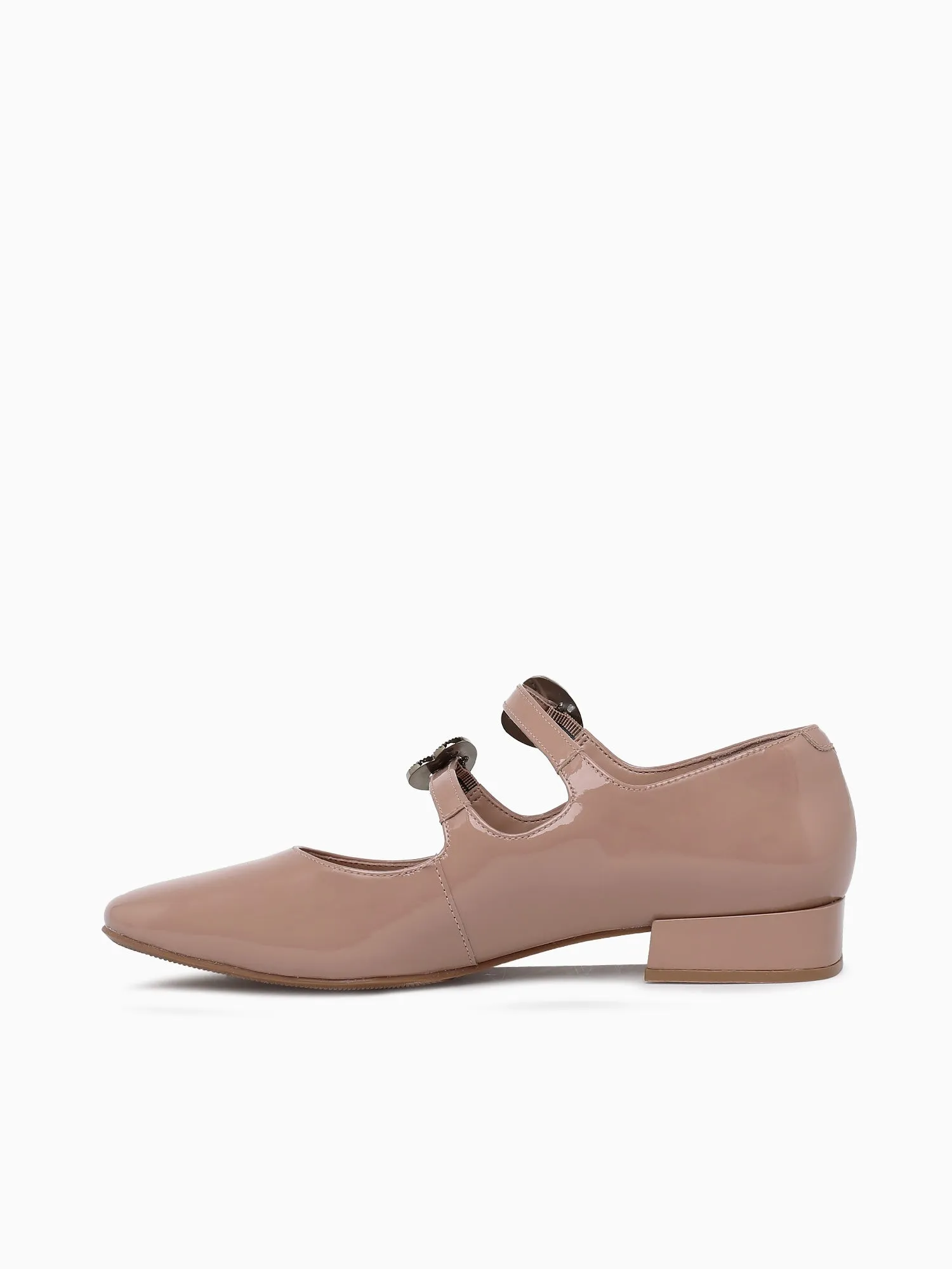 Blanche Nude Patent Leather