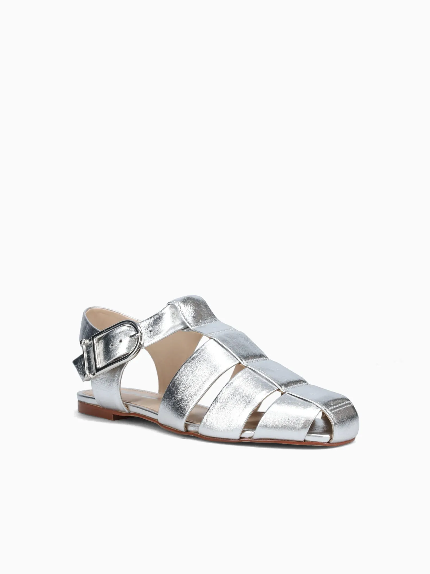 Chiara Silver Leather