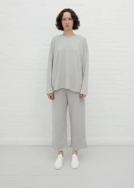 Cut Sweatshirt — Heather Grey