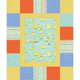 Fabric Editions Cuddly Quilt Kits Neutral - Ducks Assorted