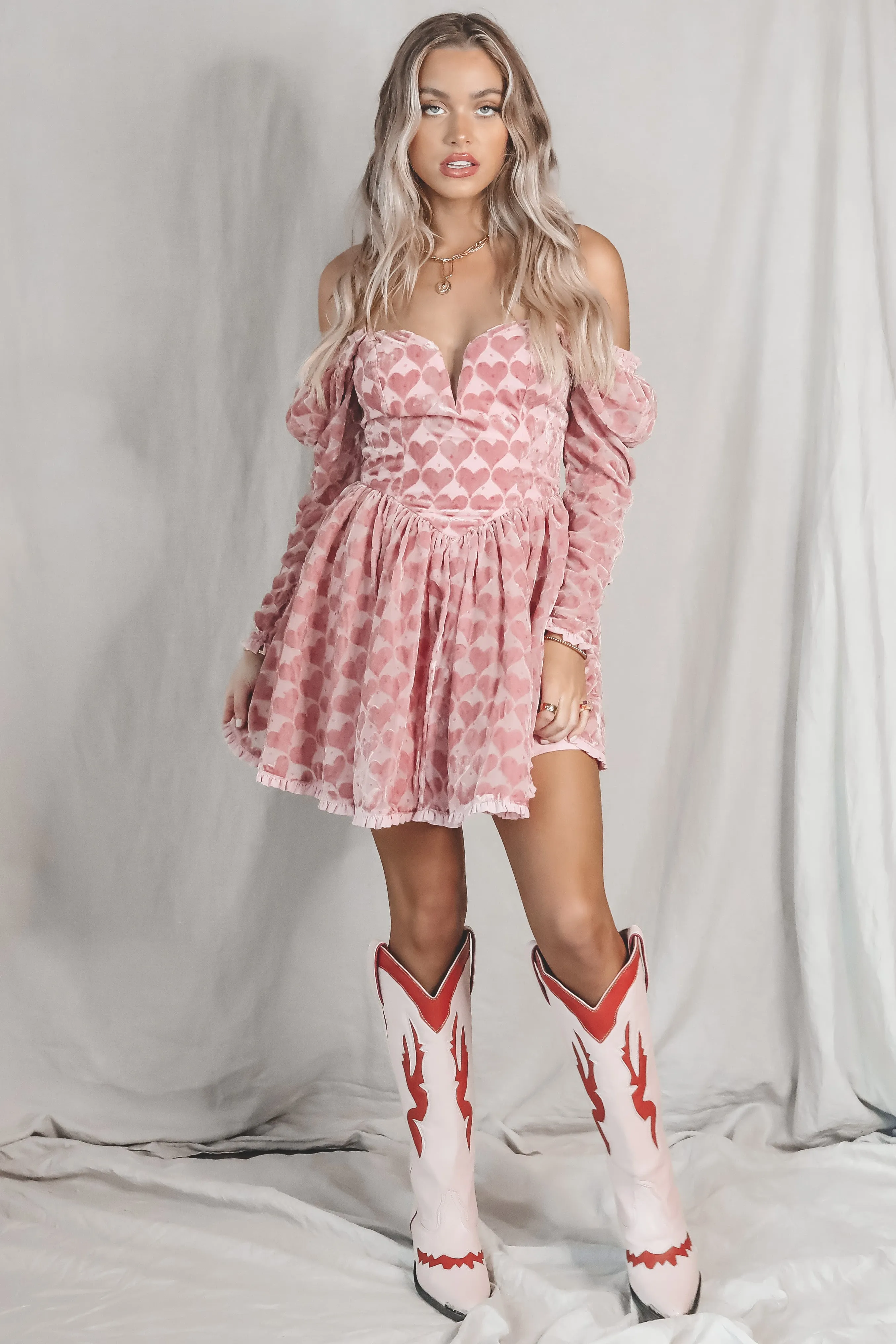 FOR LOVE & LEMONS Theresa Mini Dress