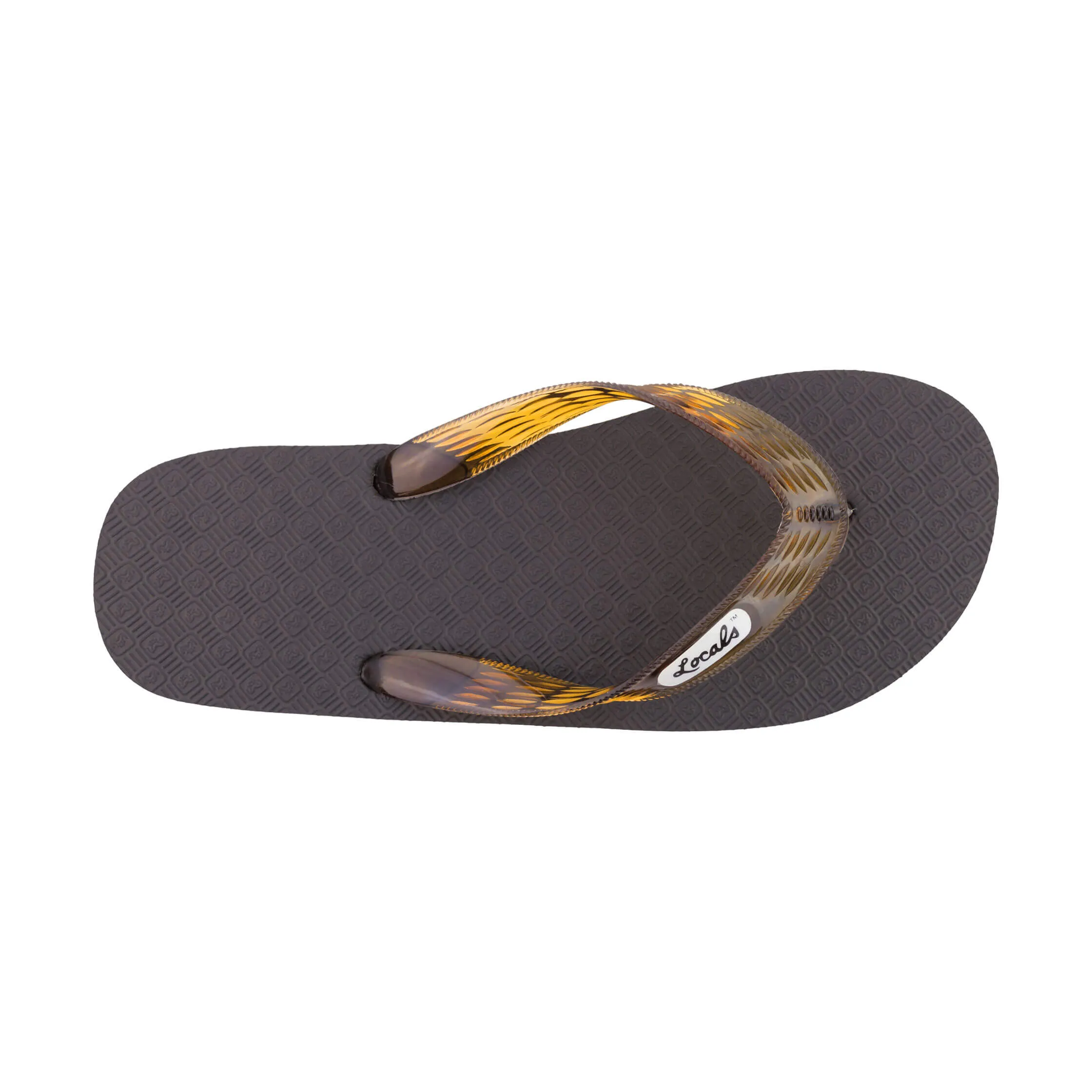 Original Men's Translucent Brown Strap Slippah