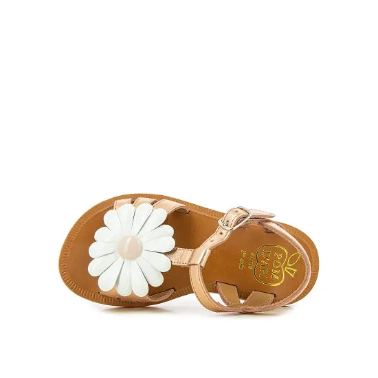 Plagette Big Flower Laminato Sandal