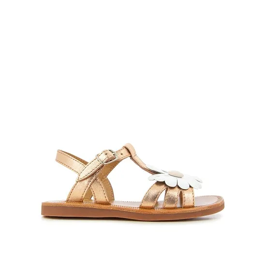 Plagette Big Flower Laminato Sandal