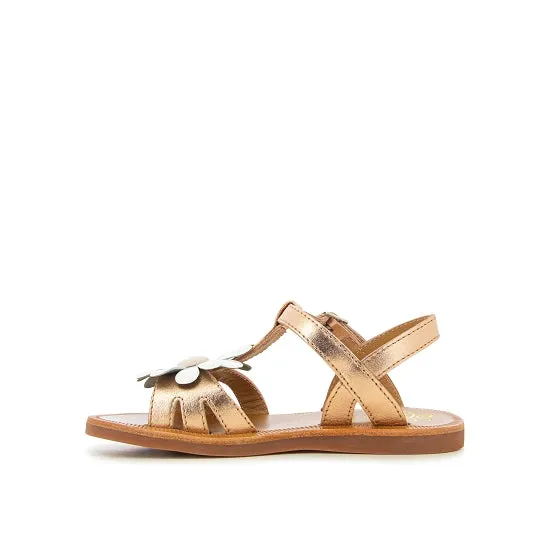 Plagette Big Flower Laminato Sandal