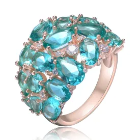 Provence Rose Gold Turquoise Ring