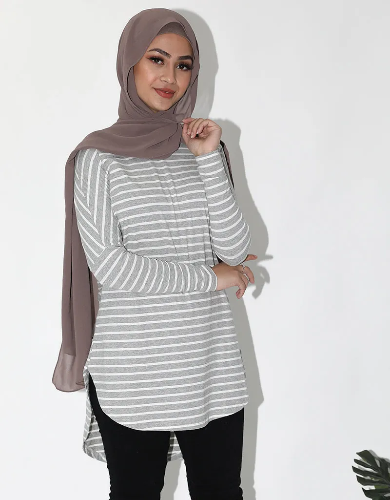 Stripe High Low Top