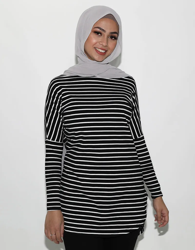 Stripe High Low Top