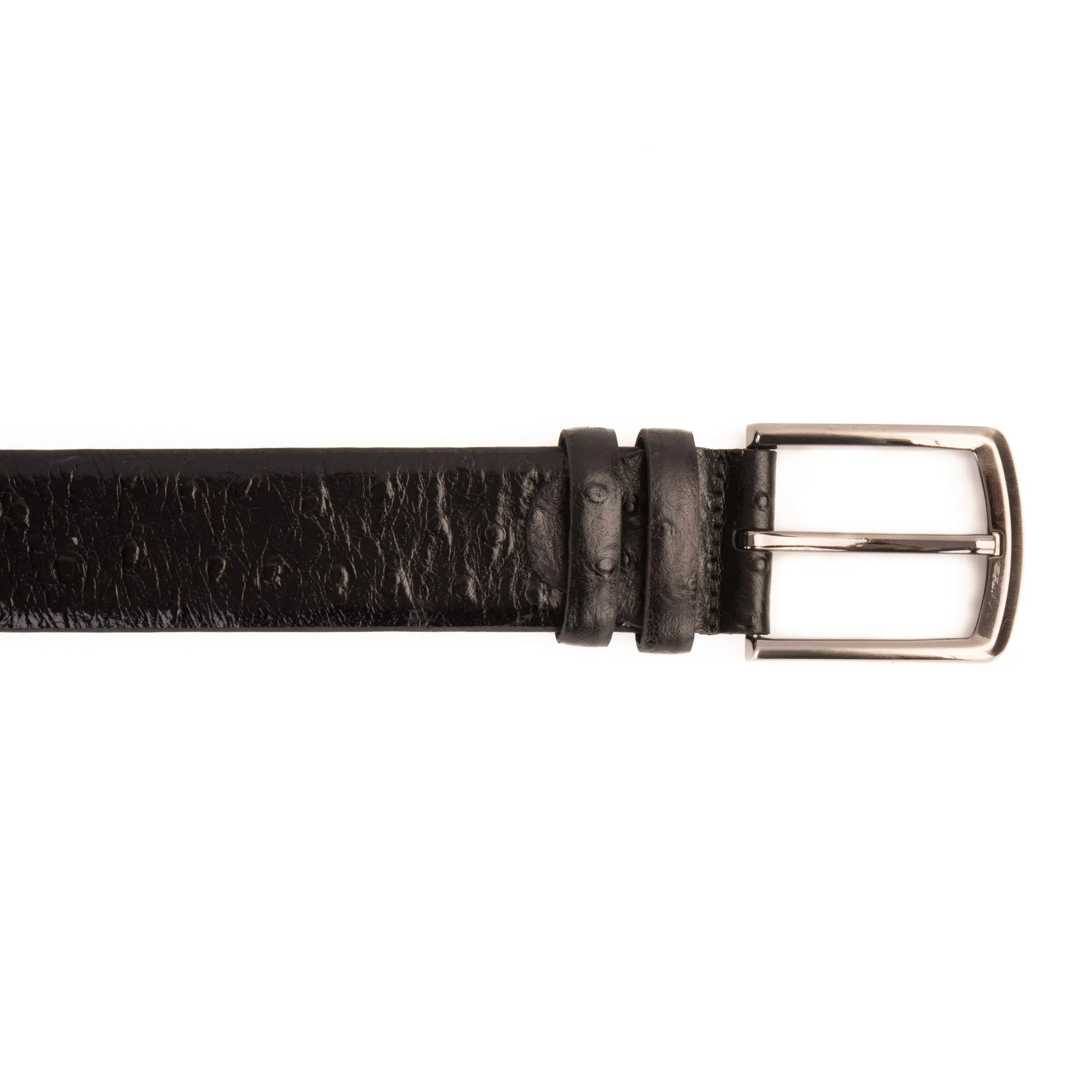 The Johannesburg Black Leather Belt