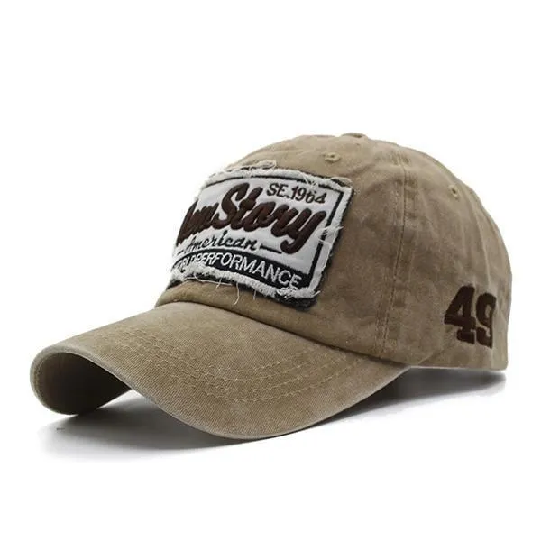 Trucker Mashed Cotton Embroidery Casquette Bone MaLe Dad Cap