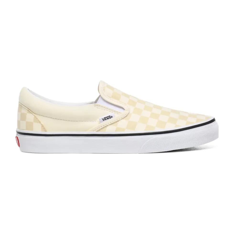 Vans Unisex Classic Slip On Shoes - Classic White / True White